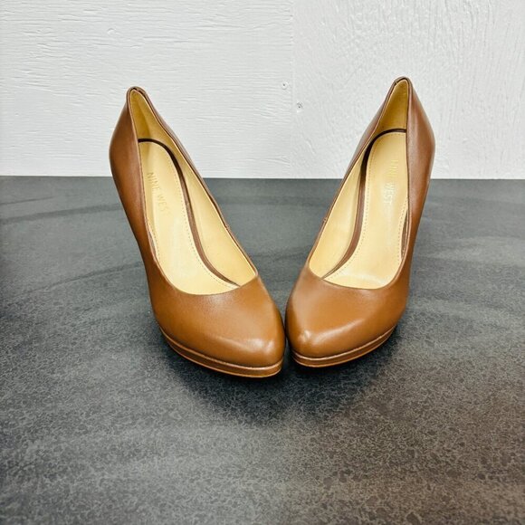 Nine West Kristal High Heel Brown 4" Women's Size 7 - Picture 2 of 11